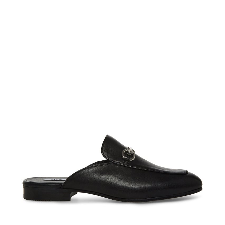 Mulas Steve Madden Mateo Cuero Hombre Negras | ES UZ81S3